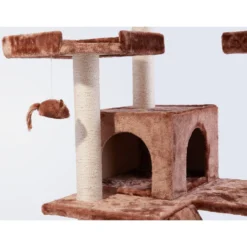 Frisco 72-in Large Base Faux Fur Cat Tree & Condo -PetPalace Picks 101809 PT3. AC SS1800 V1584452388