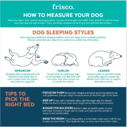 Frisco Round Bolster Cat & Dog Bed -PetPalace Picks 113290 PT3. AC SS1800 V1633990301