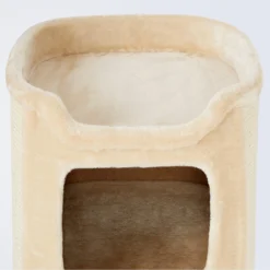 Frisco 24-in 2-Story Faux Fur Cat Condo -PetPalace Picks 128083 PT2. AC SS1800 V1584452521