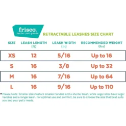 Frisco Nylon Tape Reflective Retractable Dog Leash -PetPalace Picks 140896 PT8. AC SS1800 V1524508344