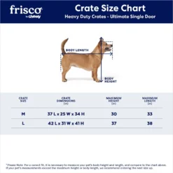 Frisco Ultimate Heavy Duty Steel Metal Single Door Dog Crate -PetPalace Picks 141213 PT2. AC SS1800 V1667229026