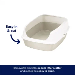 Frisco Open Top Cat Litter Box With Rim, Large 6 Frisco Open Top Cat Litter Box With Rim, Large -PetPalace Picks 141378 PT2. AC SS1800 V1675279932