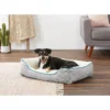 Frisco Sherpa Rectangular Bolster Cat & Dog Bed