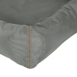 Frisco Rectangular Bolster Dog Bed W/Removable Cover, Dark Gray -PetPalace Picks 144865 PT5. AC SS1800 V1578443428