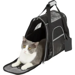 Frisco Basic Dog & Cat Carrier Bag, Black -PetPalace Picks 144985 PT7. AC SS1800 V1569025516