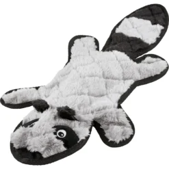 Frisco Raccoon Stuffing-Free Flat Plush Squeaky Dog Toy