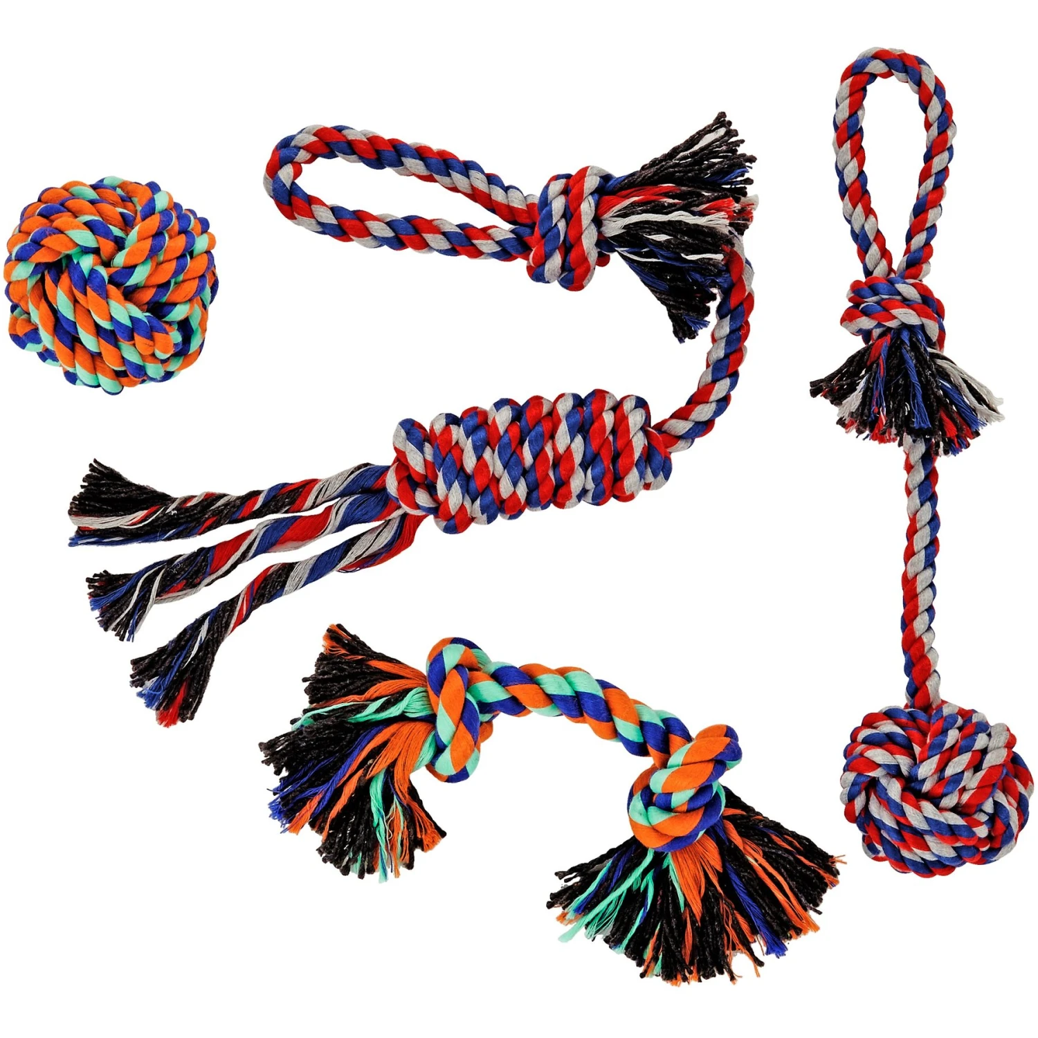 Frisco Rope Multipack Dog Toy 1 Frisco Rope Multipack Dog Toy