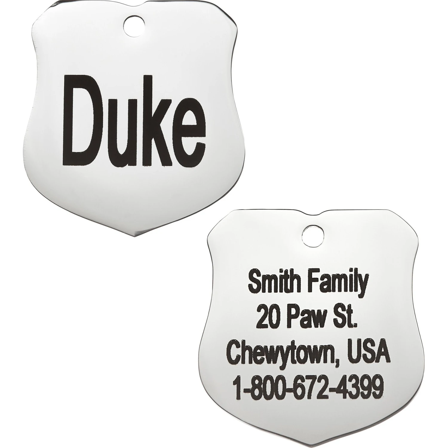 Frisco Stainless Steel Personalized Dog & Cat ID Tag, Badge 1 Frisco Stainless Steel Personalized Dog & Cat ID Tag, Badge