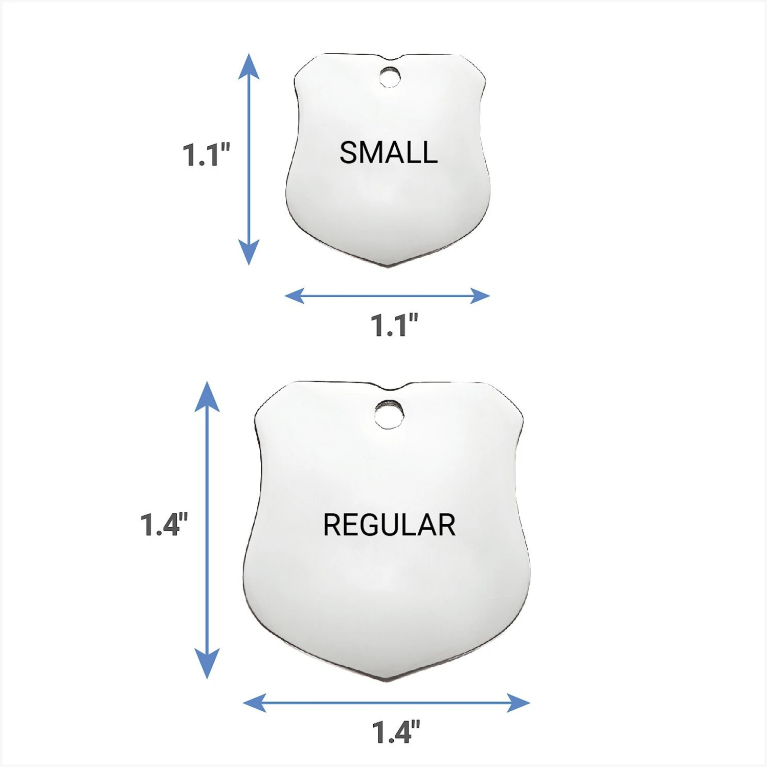 Frisco Stainless Steel Personalized Dog & Cat ID Tag, Badge 7 Frisco Stainless Steel Personalized Dog & Cat ID Tag, Badge - Image 7