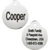 Frisco Personalized Dog & Cat Tag, Round