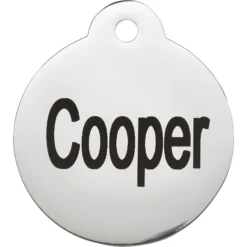 Frisco Personalized Dog & Cat Tag, Round -PetPalace Picks 153015 PT2. AC SS1800 V1548964840