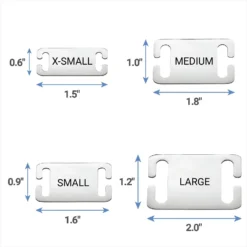 Frisco Stainless Steel Slide-On Personalized Dog & Cat Tag, Open Design -PetPalace Picks 153050 PT6. AC SS1800 V1540560189