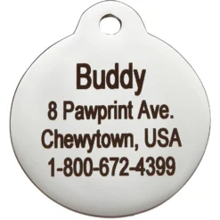 Frisco Stainless Steel Personalized Dog & Cat ID Tag, Paw Print 9 Frisco Stainless Steel Personalized Dog & Cat ID Tag, Paw Print -PetPalace Picks 153057 PT3. AC SS1800 V1548964916