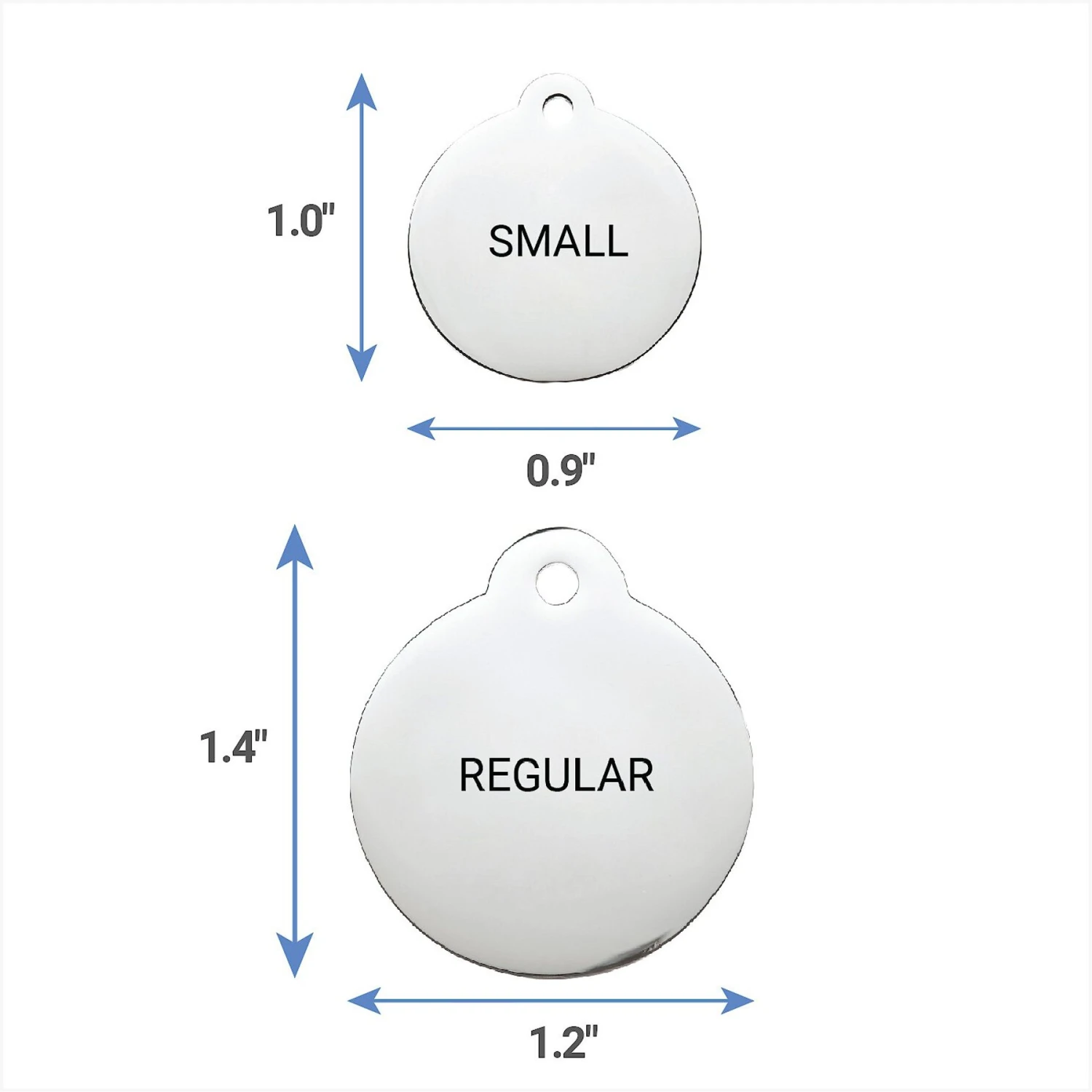 Frisco Stainless Steel Personalized Dog & Cat ID Tag, Paw Print 6 Frisco Stainless Steel Personalized Dog & Cat ID Tag, Paw Print - Image 6