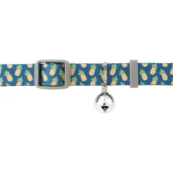 Frisco Pineapple Polyester Breakaway Cat Collar With Bell -PetPalace Picks 153158 PT2. AC SS1800 V1568380069