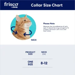 Frisco Rose Polyester Breakaway Cat Collar With Bell -PetPalace Picks 153160 PT7. AC SS1800 V1701796857