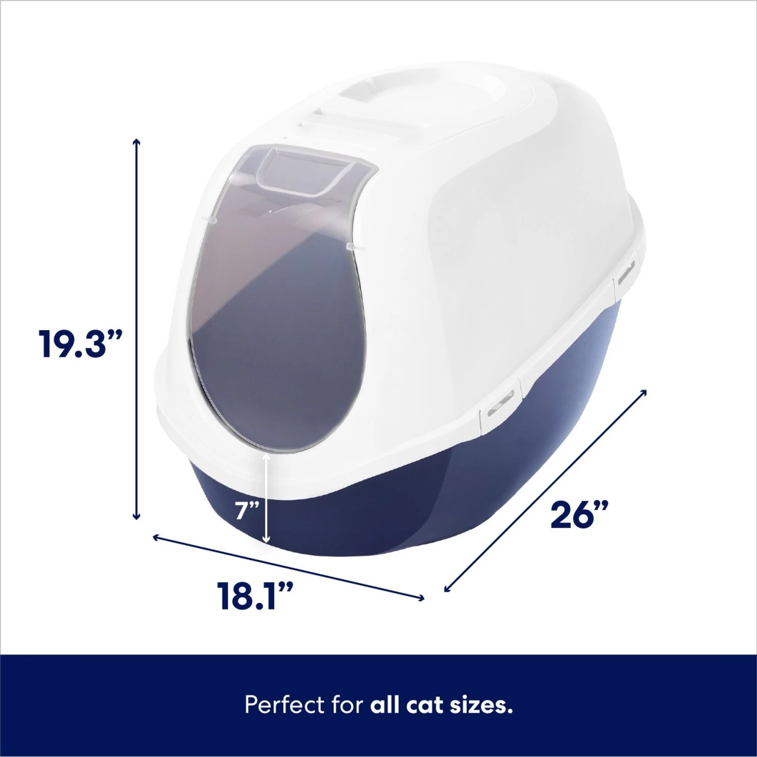Frisco Hooded Cat Litter Box 2 Frisco Hooded Cat Litter Box - Image 2