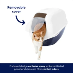 Frisco Hooded Cat Litter Box 6 Frisco Hooded Cat Litter Box -PetPalace Picks 153376 PT2. AC SS1800 V1675279932