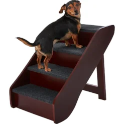 Frisco Deluxe Foldable Wooden Carpeted Cat & Dog Stairs -PetPalace Picks 156781 PT4. AC SS1800 V1569621467
