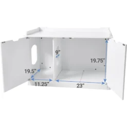 Frisco Decorative Bench Cat Litter Box Cover -PetPalace Picks 156788 PT4. AC SS1800 V1570480051