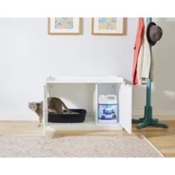 Frisco Decorative Bench Cat Litter Box Cover -PetPalace Picks 156788 PT5. AC SS1800 V1570480032