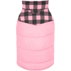 Frisco Mediumweight Boulder Plaid Insulated Dog & Cat Puffer Coat -PetPalace Picks 160227 PT3. AC SS1800 V1567001569