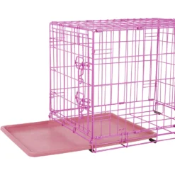 Frisco Fold & Carry Single Door Collapsible Wire Dog Crate, Pink 10 Frisco Fold & Carry Single Door Collapsible Wire Dog Crate, Pink -PetPalace Picks 160806 PT3. AC SS1800 V1561066324