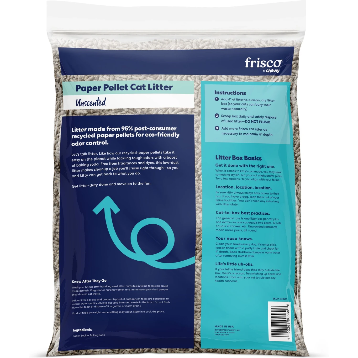Frisco Unscented Non-Clumping Recycled Paper Cat Litter 3 Frisco Unscented Non-Clumping Recycled Paper Cat Litter - Image 3