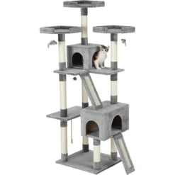 Frisco 72-in Faux Fur Cat Tree & Condo 10 Frisco 72-in Faux Fur Cat Tree & Condo -PetPalace Picks 163744 PT5. AC SS1800 V1584453168