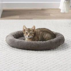 Frisco Self Warming Bolster Round Kitten Bed