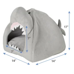 Frisco Novelty Shark Covered Cat & Dog Bed -PetPalace Picks 165339 PT3. AC SS1800 V1627580569