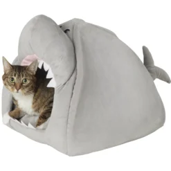 Frisco Novelty Shark Covered Cat & Dog Bed -PetPalace Picks 165339 PT5. AC SS1800 V1578443454