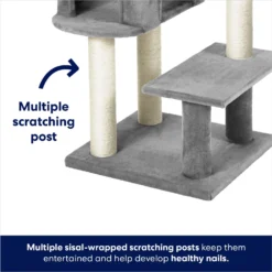 Frisco 48-in Heavy Duty Faux Fur Cat Tree & Condo 8 Frisco 48-in Heavy Duty Faux Fur Cat Tree & Condo -PetPalace Picks 169399 PT3. AC SS1800 V1667229003