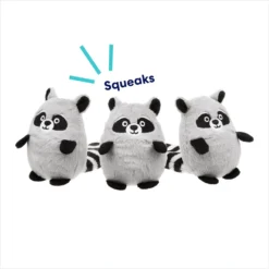 Frisco Trash Can & Raccoons Hide & Seek Puzzle Plush Squeaky Dog Toy Refills -PetPalace Picks 174766 PT2. AC SS1800 V1691783908