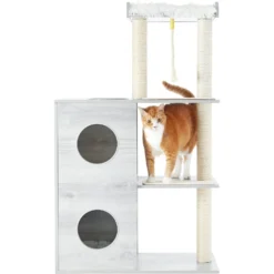 Frisco 52-in Modern Cat Tree & Condo -PetPalace Picks 177911 PT5. AC SS1800 V1584453408