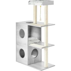 Frisco 52-in Modern Cat Tree & Condo -PetPalace Picks 177911 PT6. AC SS1800 V1584453526