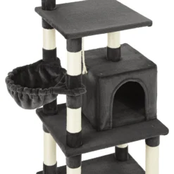 Frisco 59-in Faux Fur Cat Tree & Condo -PetPalace Picks 180387 PT4. AC SS1800 V1584453197