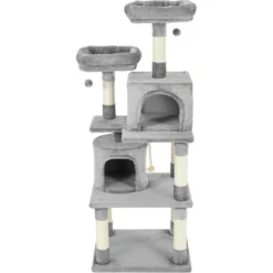 Frisco 61-in Faux Fur Cat Tree & Condo -PetPalace Picks 180395 PT4. AC SS1800 V1584453066