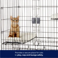 Frisco Collapsible Wire Cat Cage Playpen -PetPalace Picks 185867 PT4. AC SS1800 V1671120932