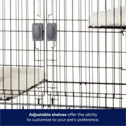 Frisco Collapsible Wire Cat Cage Playpen -PetPalace Picks 185867 PT5. AC SS1800 V1671121000