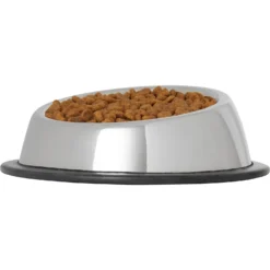 Frisco Stainless Steel Taper Non-Skid Cat Bowl -PetPalace Picks 204467 PT2. AC SS1800 V1598449858
