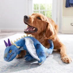 Frisco Mythical Mates Bluefoot The Blue Dragon Plush Squeaky Dog Toy 5 Frisco Mythical Mates Bluefoot The Blue Dragon Plush Squeaky Dog Toy -PetPalace Picks 204487 PT2. AC SS1800 V1583271230