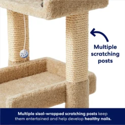 Frisco 32-in Real Carpet Wooden Cat Tree With Toy 8 Frisco 32-in Real Carpet Wooden Cat Tree With Toy -PetPalace Picks 208920 PT3. AC SS1800 V1667228600
