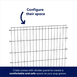 Frisco Heavy Duty Fold & Carry Double Door Collapsible Wire Dog Crate & Mat Kit -PetPalace Picks 212618 PT6. AC SS1800 V1667228664