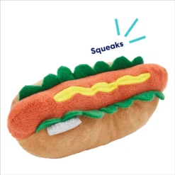 Frisco Hotdog Plush Squeaky Dog Toy -PetPalace Picks 213820 PT2. AC SS1800 V1695748894