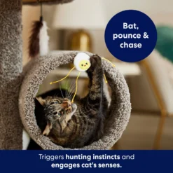 Frisco Plush Dangly Egg Buddy Cat Toy With Catnip -PetPalace Picks 213844 PT5. AC SS1800 V1691784029