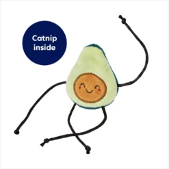 Frisco Dangly Avocado Buddy Plush Cat Toy With Catnip 7 Frisco Dangly Avocado Buddy Plush Cat Toy With Catnip -PetPalace Picks 213846 PT2. AC SS1800 V1691783910
