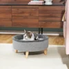 Frisco Modern Round Elevated Cat Bed