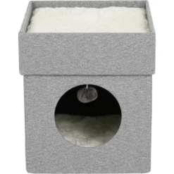 Frisco Single Cube Stackable And Collapsible Cat Condo -PetPalace Picks 214367 PT3. AC SS1800 V1589908914