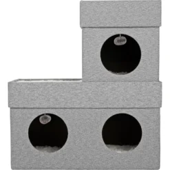 Frisco Double Cube Stackable And Collapsible Cat Condo -PetPalace Picks 214369 PT6. AC SS1800 V1589908944